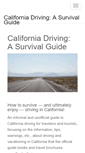 Mobile Screenshot of californiadriving.com